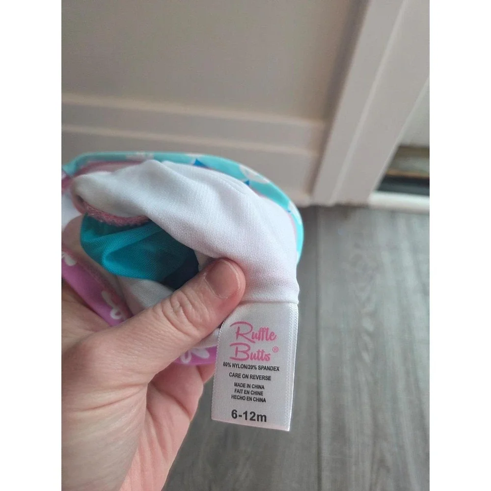 Rufflebutts baby girl swimsuit 6-12 mos
